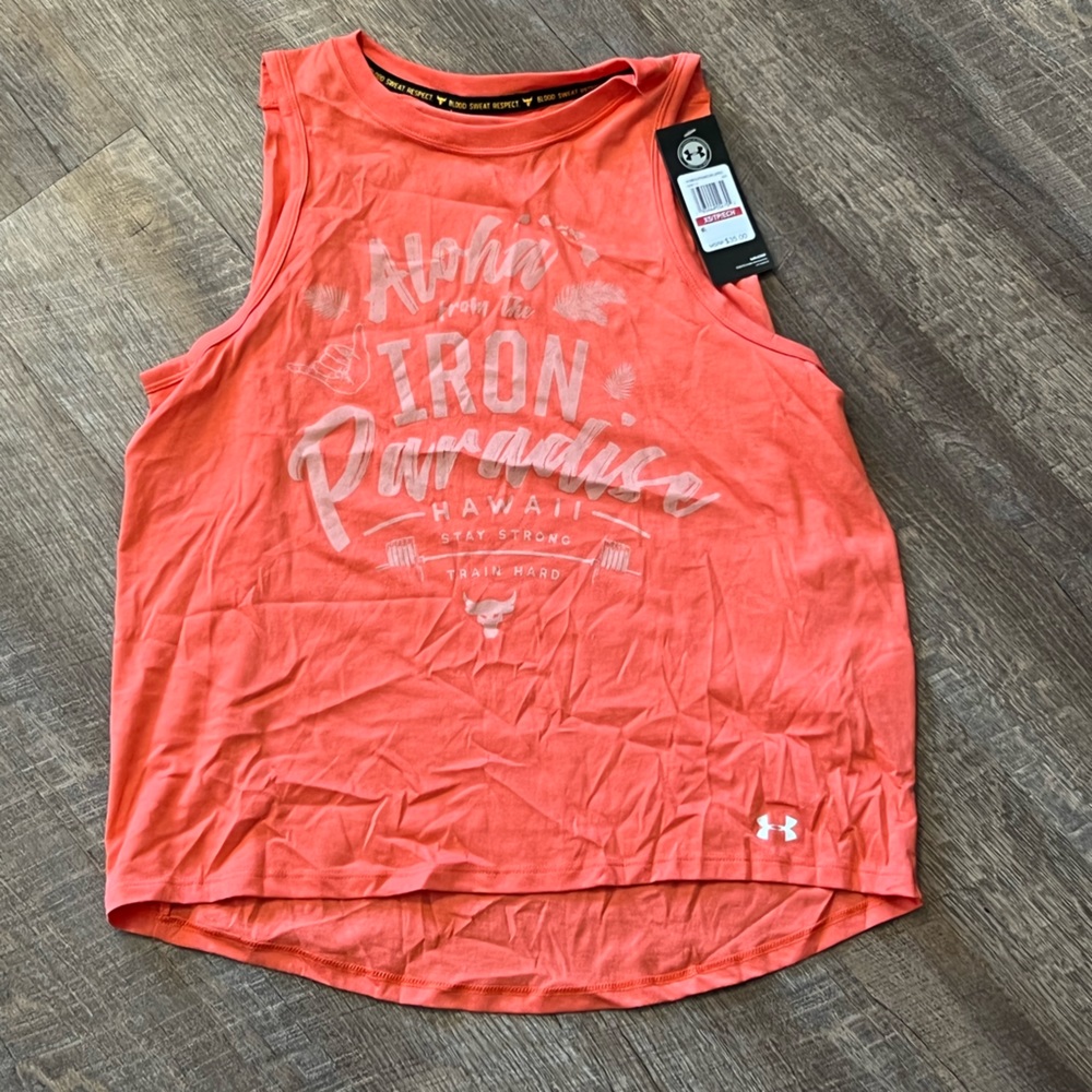 NEW WITH TAGS Project Rock Under Armour tank